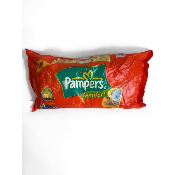 Vintage Pampers Comfort Diapers from Philippines South East Asia 4pk Sealed RARE - Picture 14 of 15